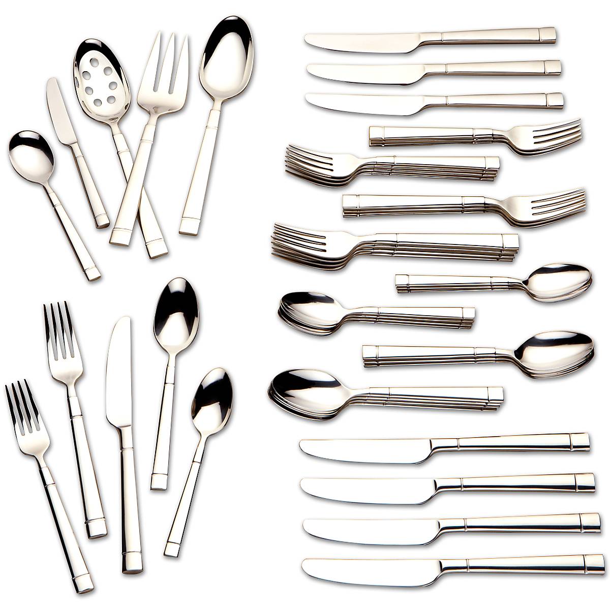 cambridge silversmiths Fair Harbor 45-piece Flatware Set