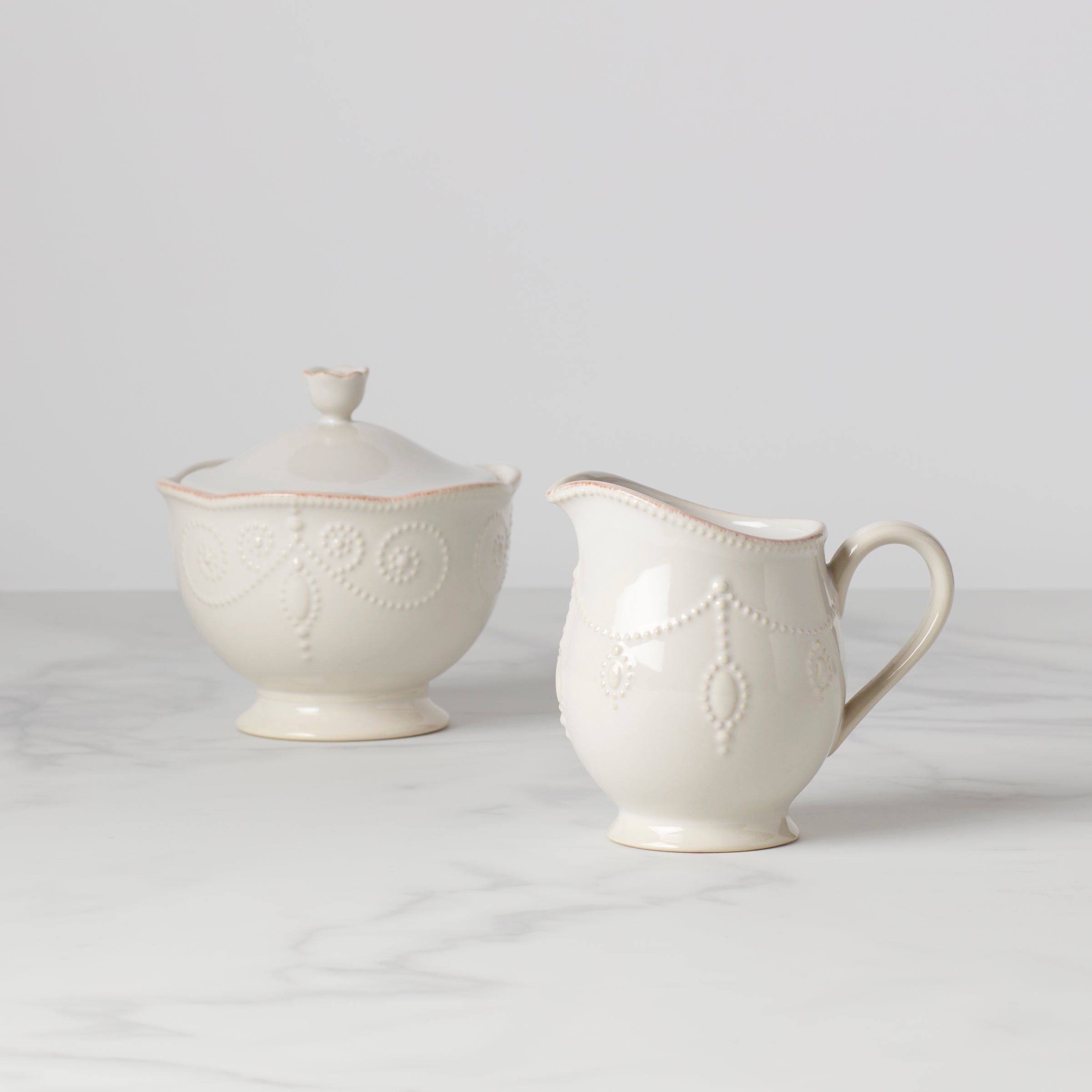 French Perle ™ Sugar and Creamer