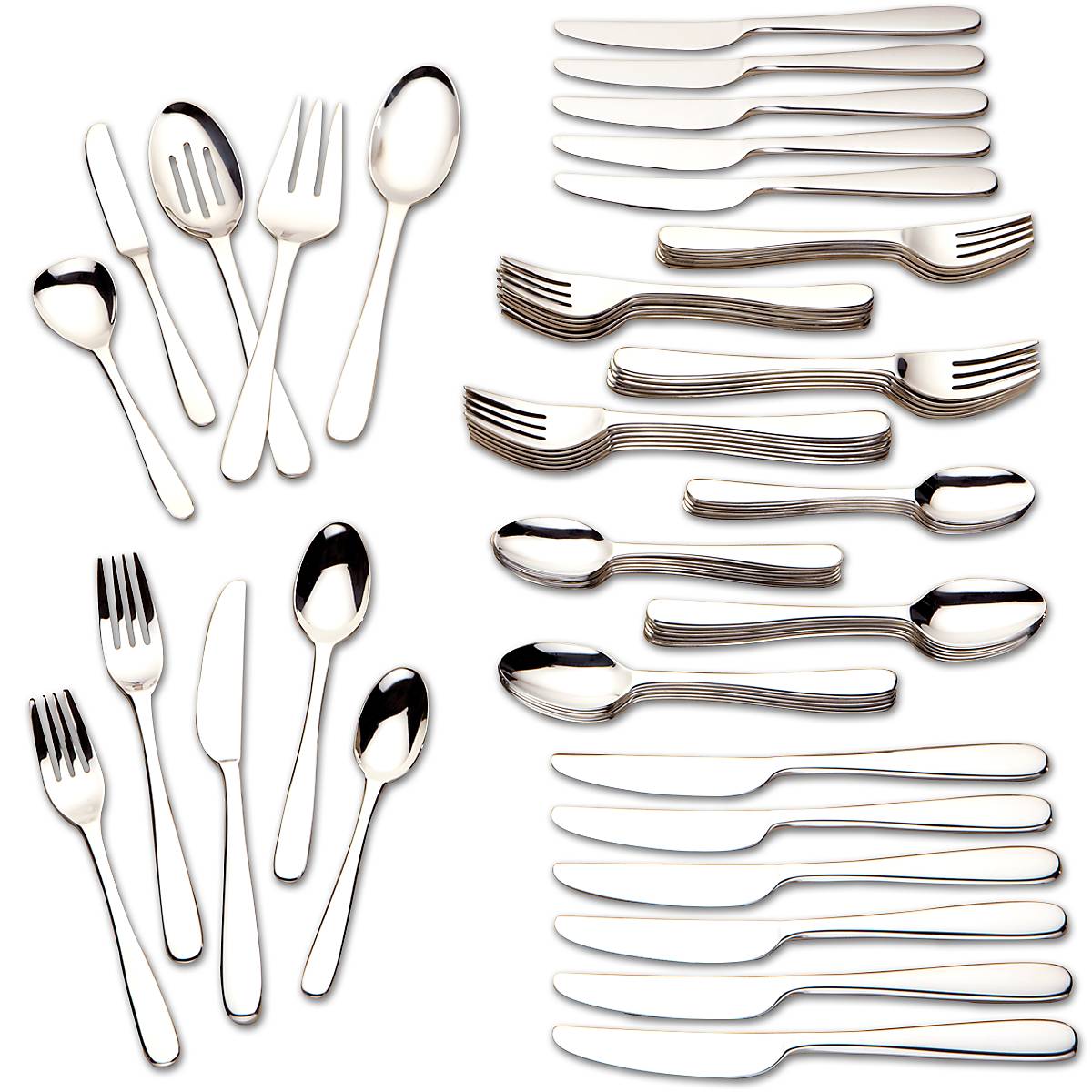 Stratton 65-Piece Flatware Set – Lenox Corporation