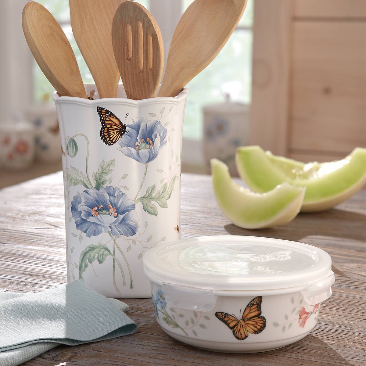 Lenox Butterfly Meadow Utensil Jar