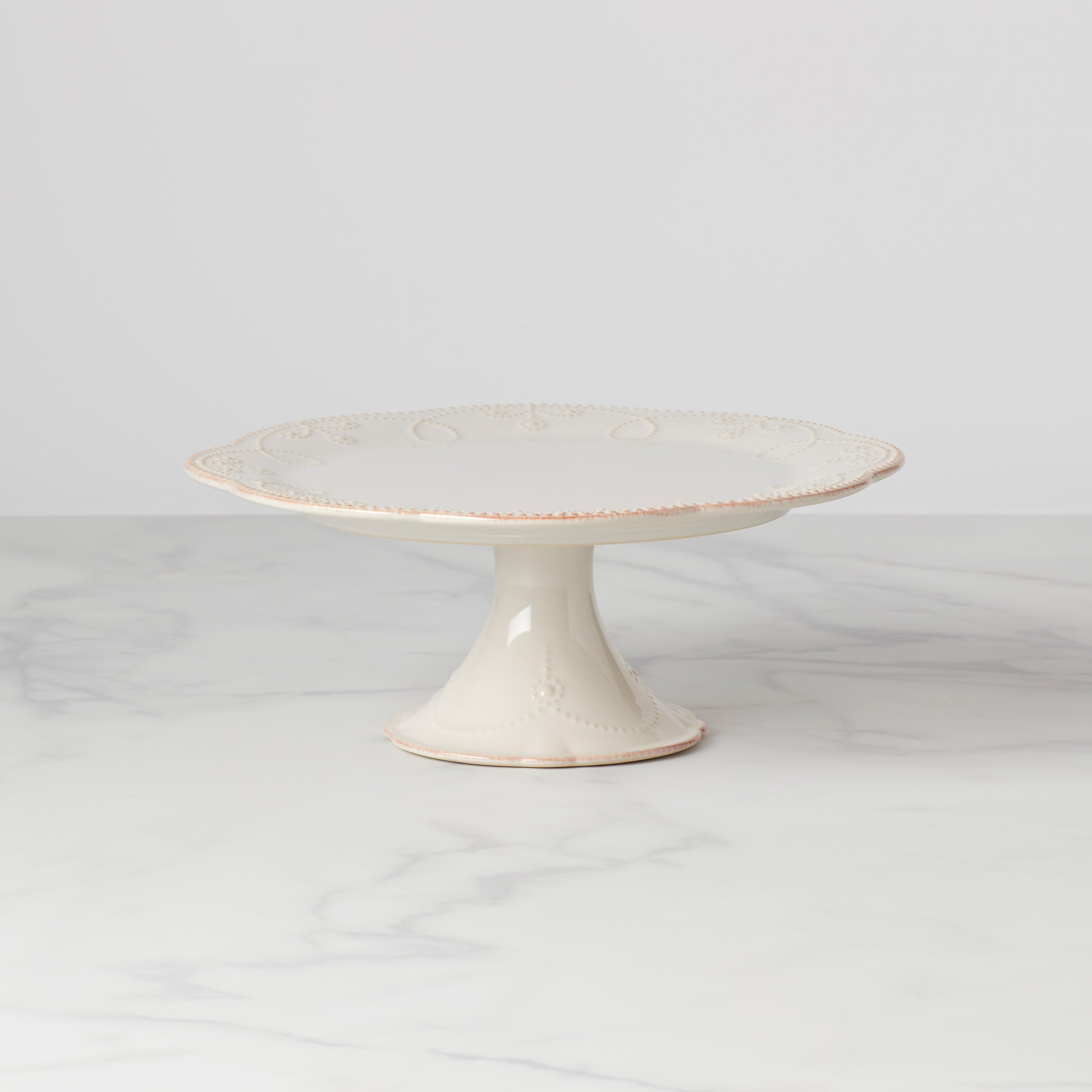 French Perle Pedestal Cake Plate Lenox Corporation