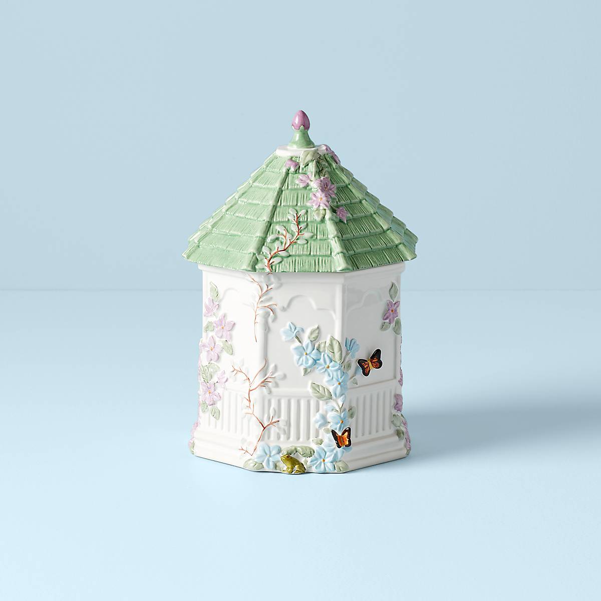 cambridge silversmiths Butterfly Meadow Figural Cookie Jar
