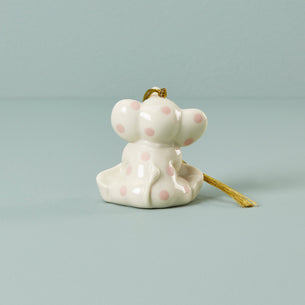 Personalized Pink Elephant Ornament