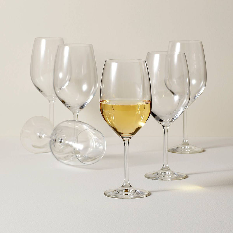 Tuscany Classics White Wine Glass Set, Buy 4 Get 6