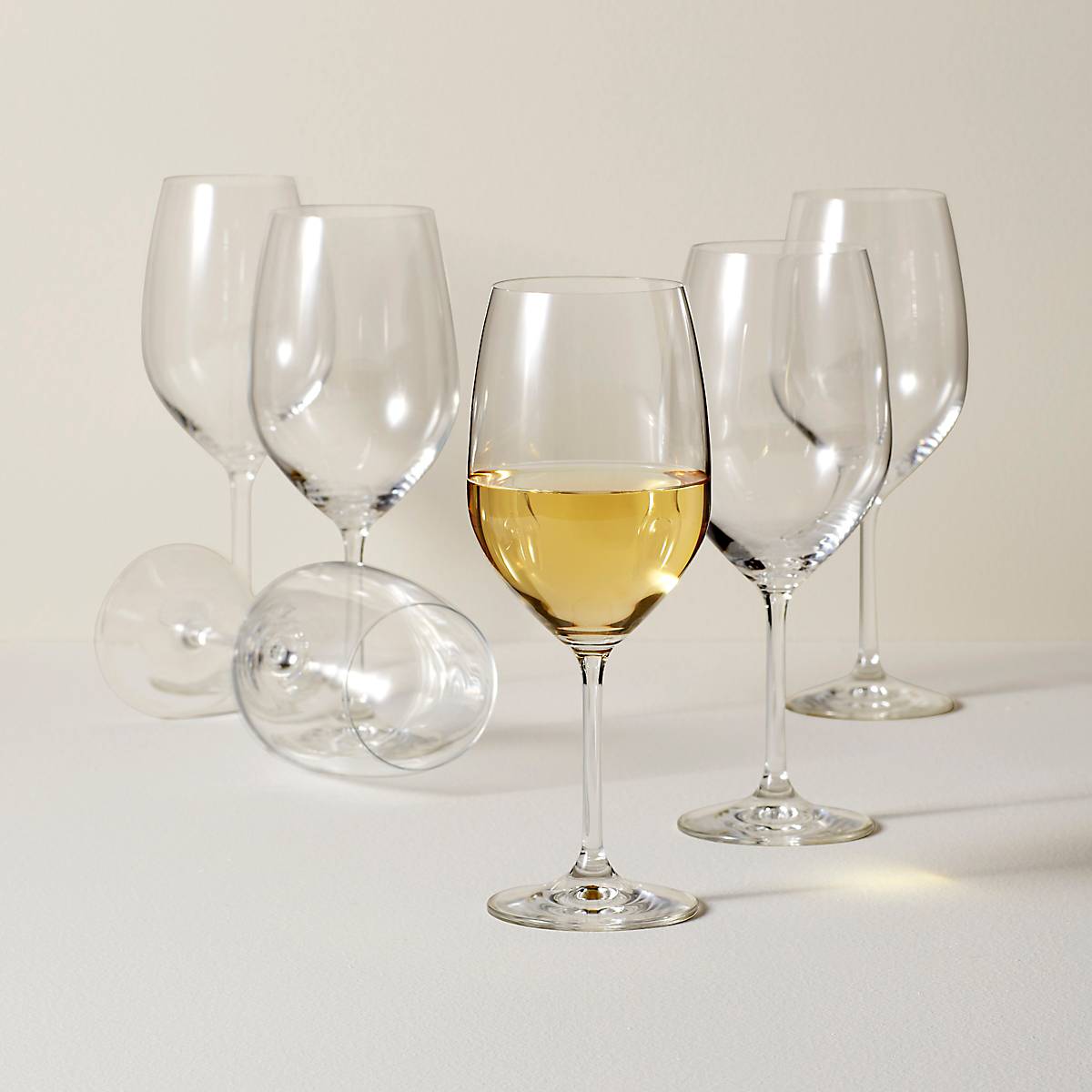 White Wine Glasses, Set of 4