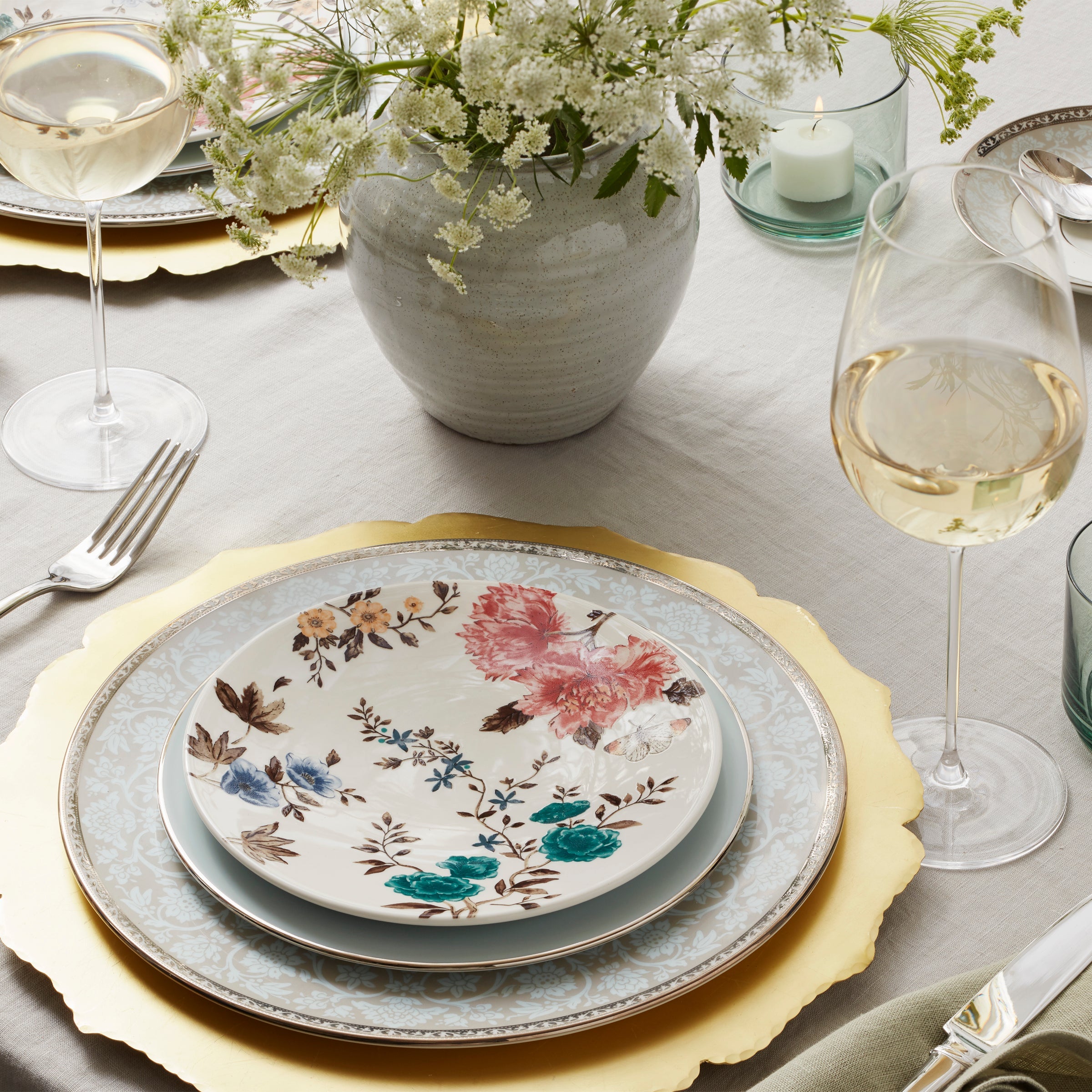 LENOX CONSTANCE プレート ５枚 Westmore 5-Piece Place Setting – Lenox Corporation