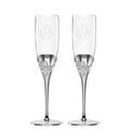 Personalized 1 Love Toasting Flute, Set of 2