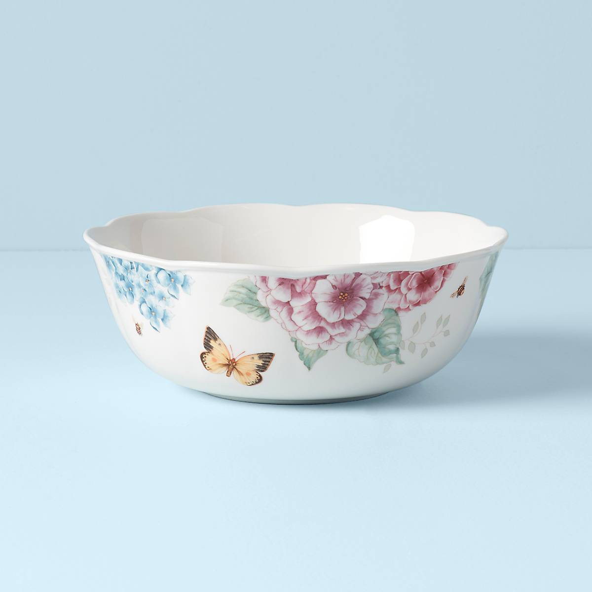 Lenox Butterfly Meadow サンドイッチトレイ　一枚 Butterfly Meadow Oblong Sandwich Tray – Lenox Corporation
