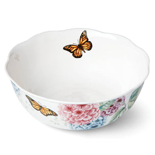Butterfly Meadow Hydrangea Large Serving Bowl
