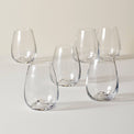 Tuscany Classics Stemless Wine Glass Set, Buy 4 Get 6