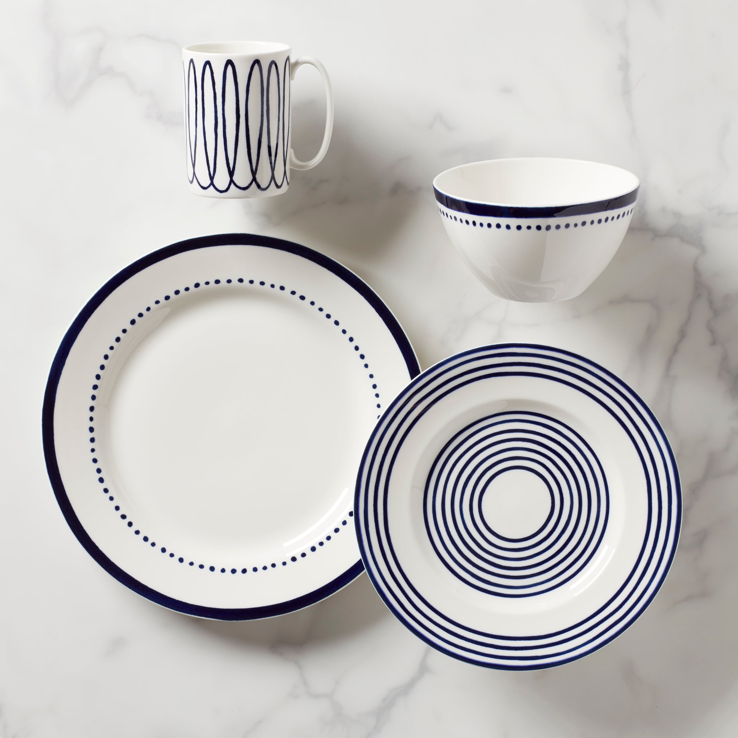 kate spade LENOX食器セット 4枚 Charlotte Street West 4-Piece Place Setting – Lenox Corporation