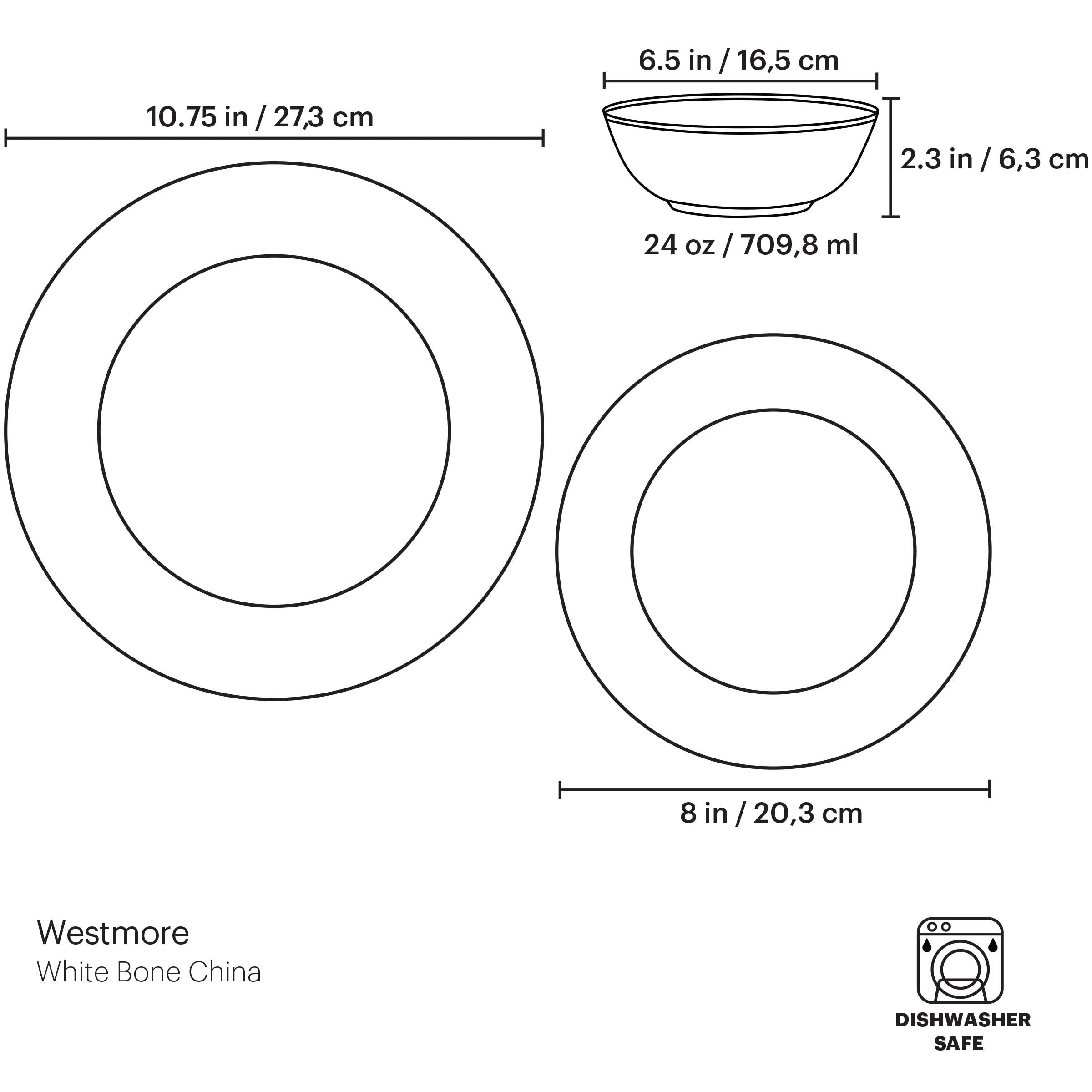 Westmore 3-Piece Place Setting – Lenox Corporation