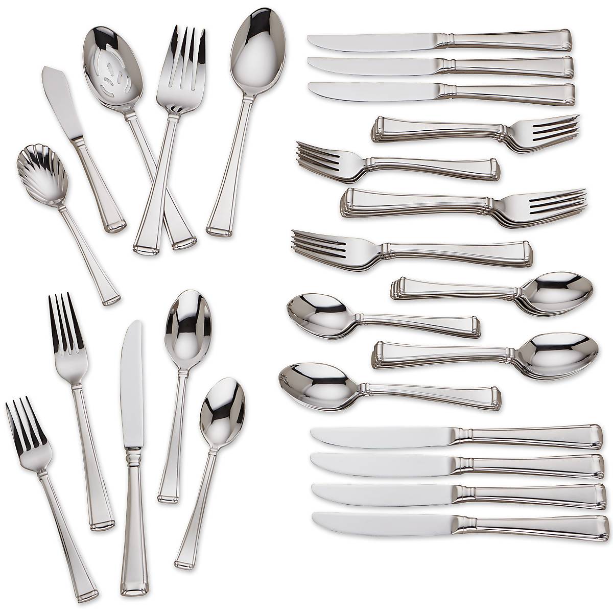 COOPER LUDLAM 銀メッキ　カトラリーセット　45本 Vintage Cooper Ludlam Dubarry Silver Plated Cutlery Set: 72-piece