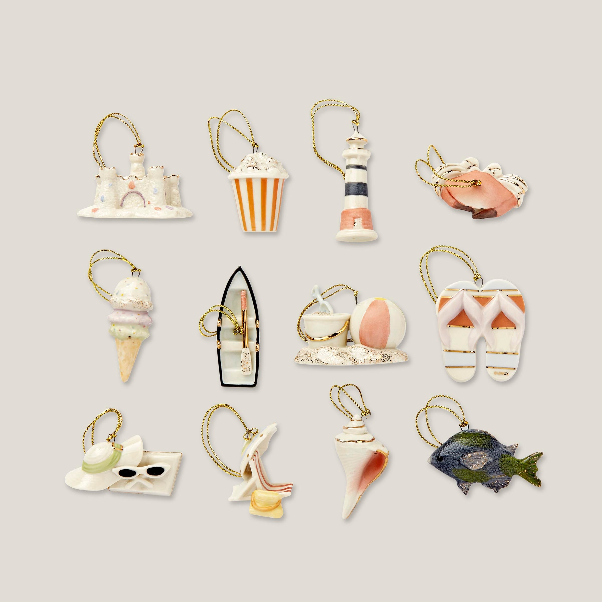 Summer 12-Piece Mini Ornament Set – Lenox Corporation