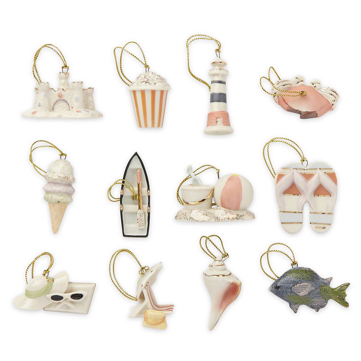 【misen2014 さま】mini ornament ❀ キャンドル3本set Summer 12-Piece Ornament Set – Lenox Corporation