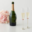 Rosy Glow 2-Piece Champagne Flute Set