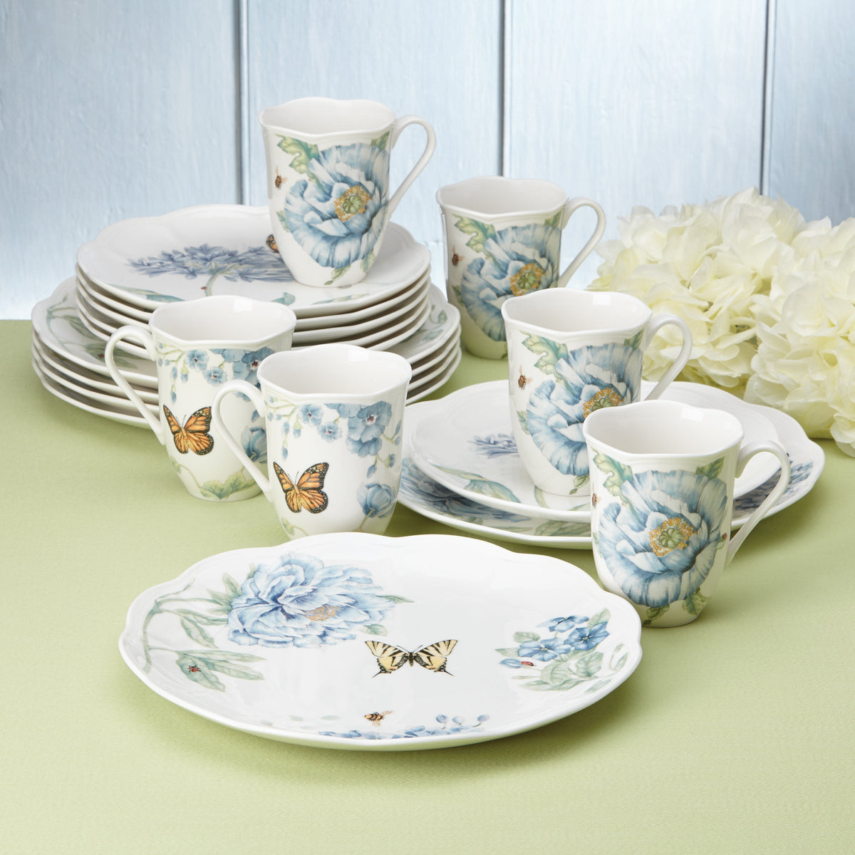 Servizio piatti per 6 persone Butterfly Meadow Lenox Servizio piatti per 6 persone Butterfly Meadow Lenox