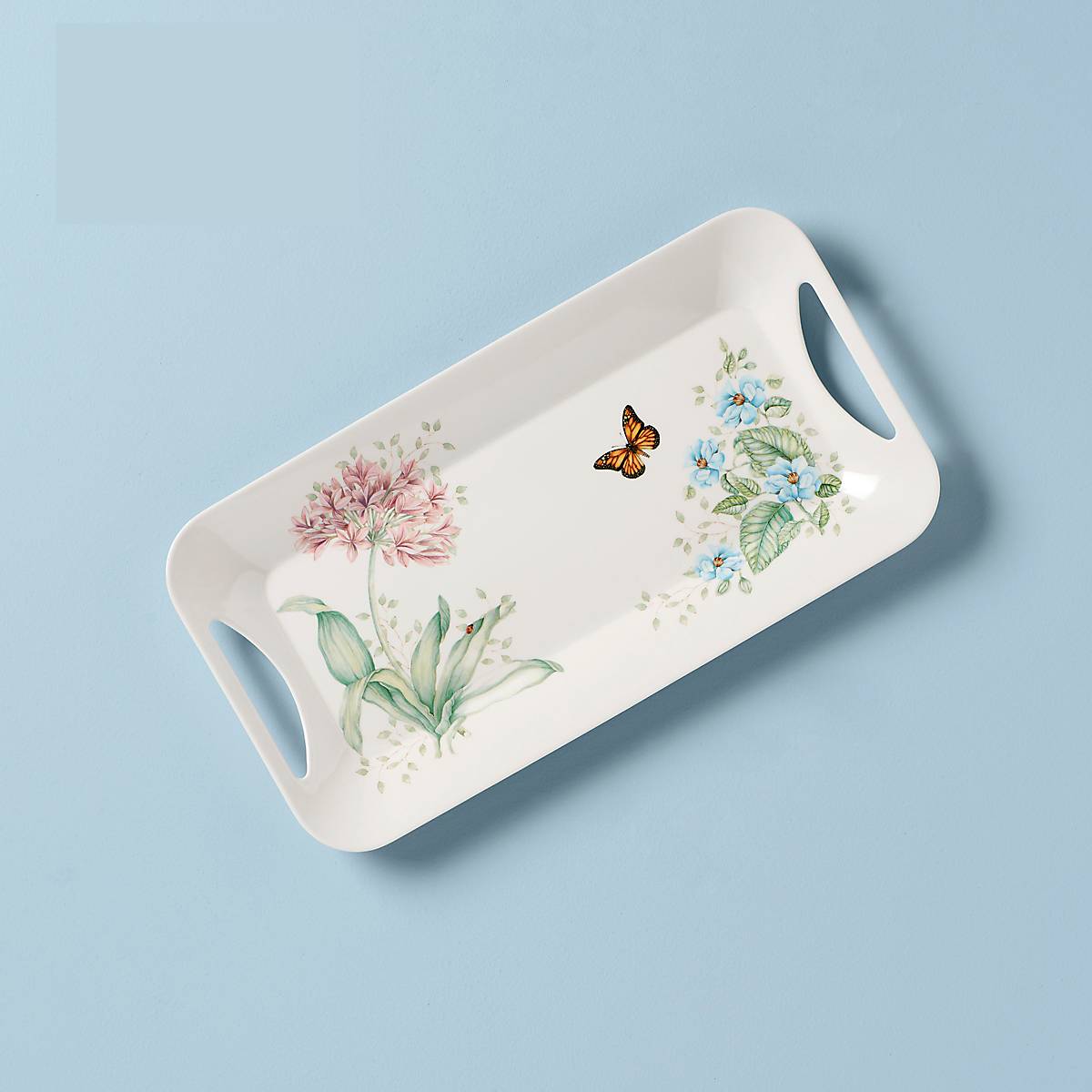 Butterfly Meadow Melamine Hors D'oeuvres Tray – Lenox Butterfly Meadow Melamine Hors D'oeuvres Tray – Lenox