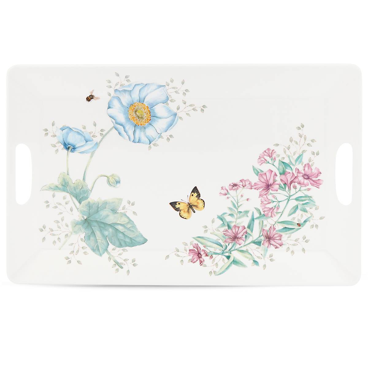 Butterfly Meadow Melamine Handled Tray – Lenox Corporation