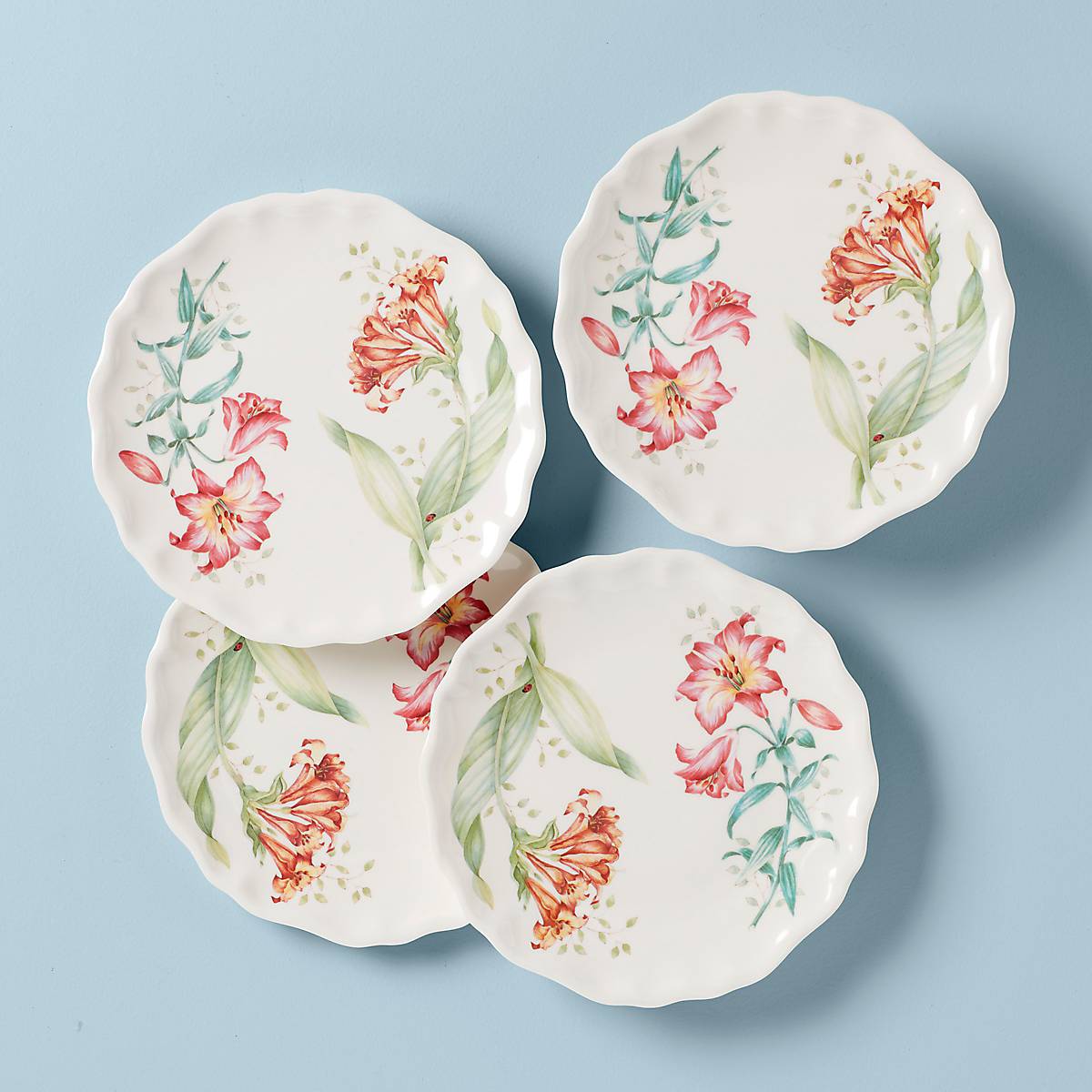 Butterfly Meadow Melamine Accent Plates, Set of 4 – Lenox Corporation