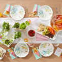 Butterfly Meadow Acrylic 4-Piece Double Old Fashioned Glass Set