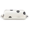 Deco Dot Covered Butter Dish