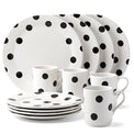 Deco Dot&#8482; 12-Piece Dinnerware Set