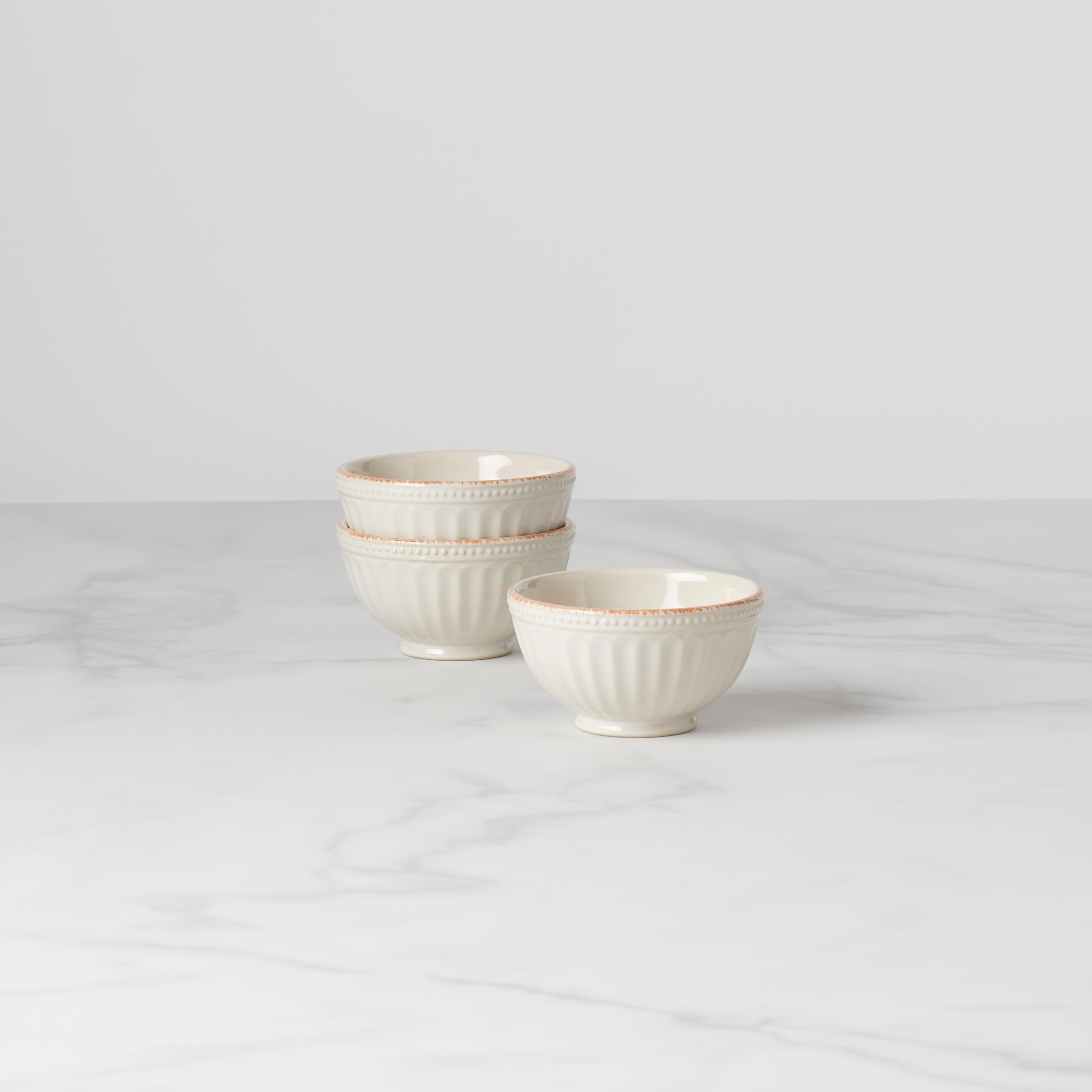 French Perle Groove White Medium Bowl – Lenox Corporation
