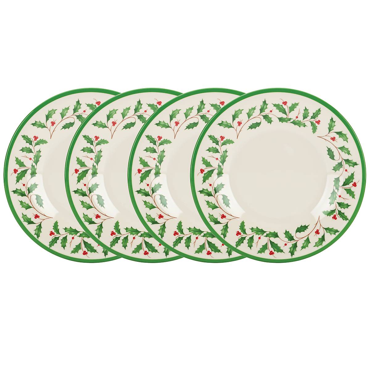 Holiday 4Piece Melamine Accent Plate Set Lenox Corporation