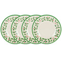 Holiday 4-Piece Melamine Accent Plate Set