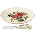 Winter Greetings&#8482; Cheese Plate and Knife Set