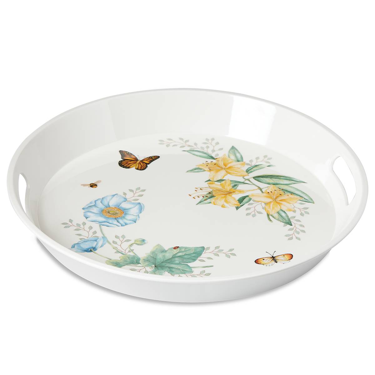 Butterfly Meadow Melamine Round Tray – Lenox Corporation
