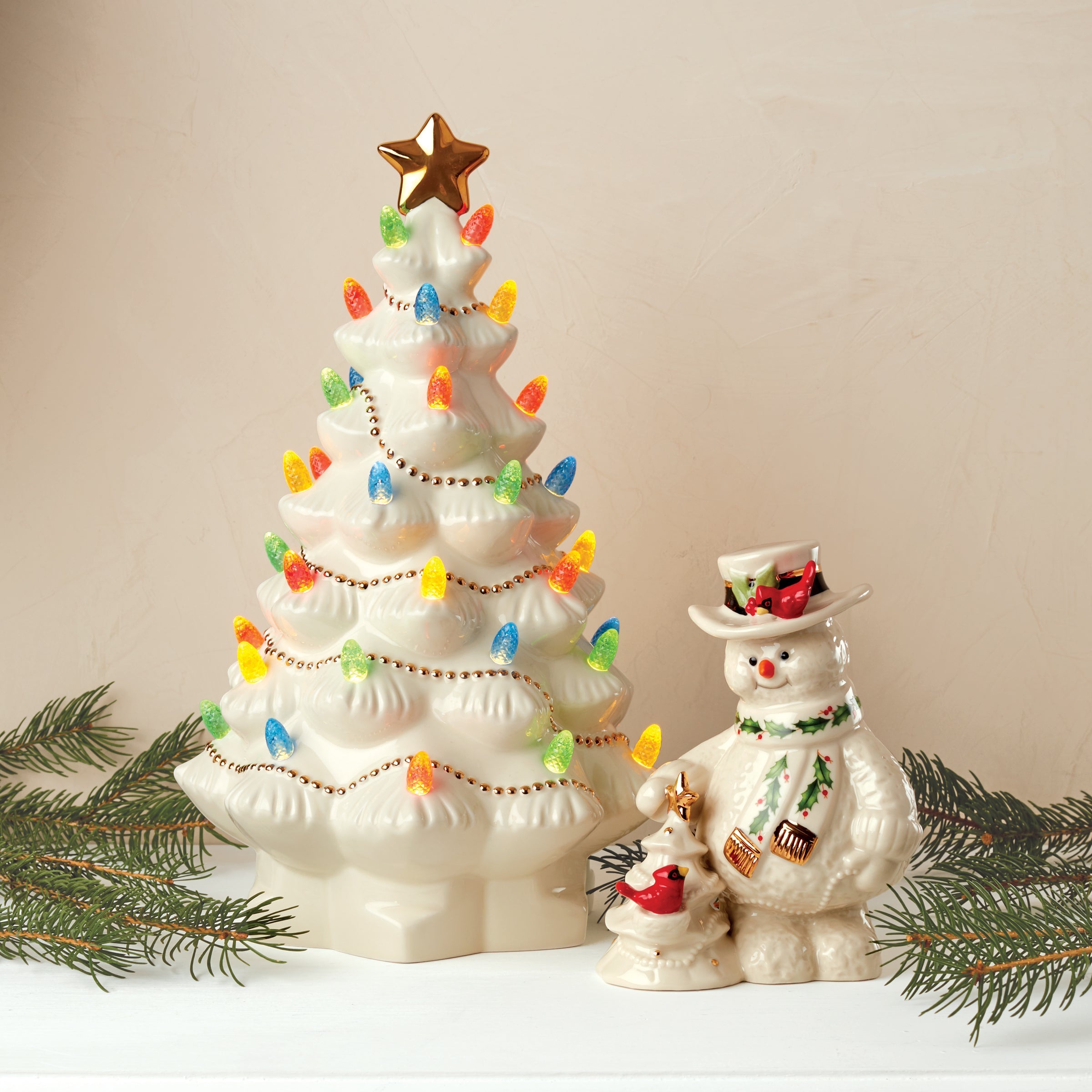 Treasured Traditions Ivory Lit Tree – Lenox Corporation