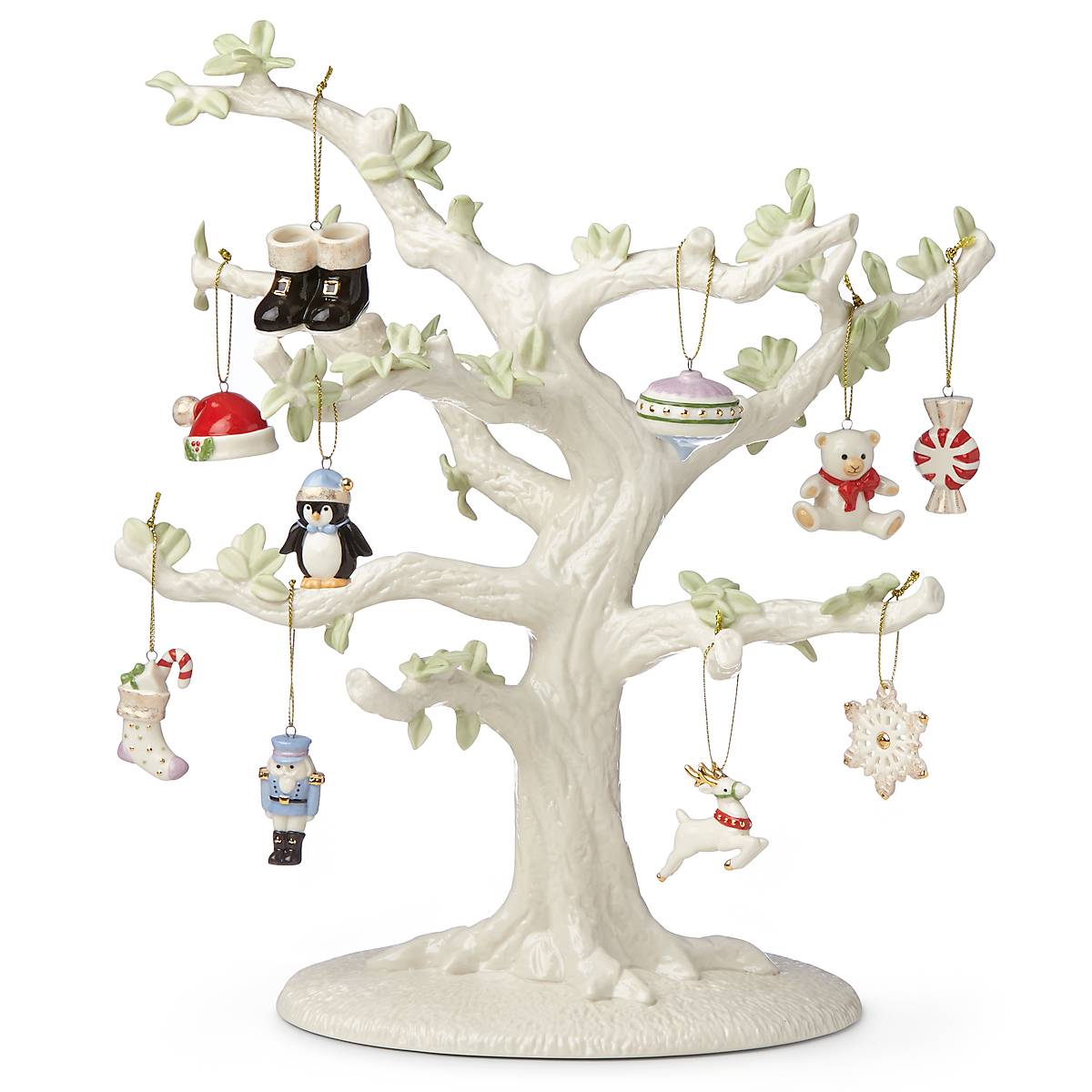 新政 No.6  Dix ans - Noel 2021 Christmas Memories 11-Piece Ornament & Tree Set – Lenox