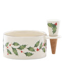 Hosting The Holidays Wine Coaster & Stopper Set