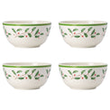 Holiday Melamine 4-Piece All-Purpose Bowl Set