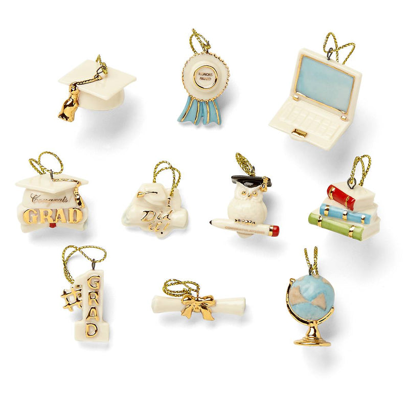 Graduation 10-Piece Ornament Set