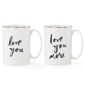 Bridal Party&#8482; "Love You" and "Love You More" 2-piece Mug Set