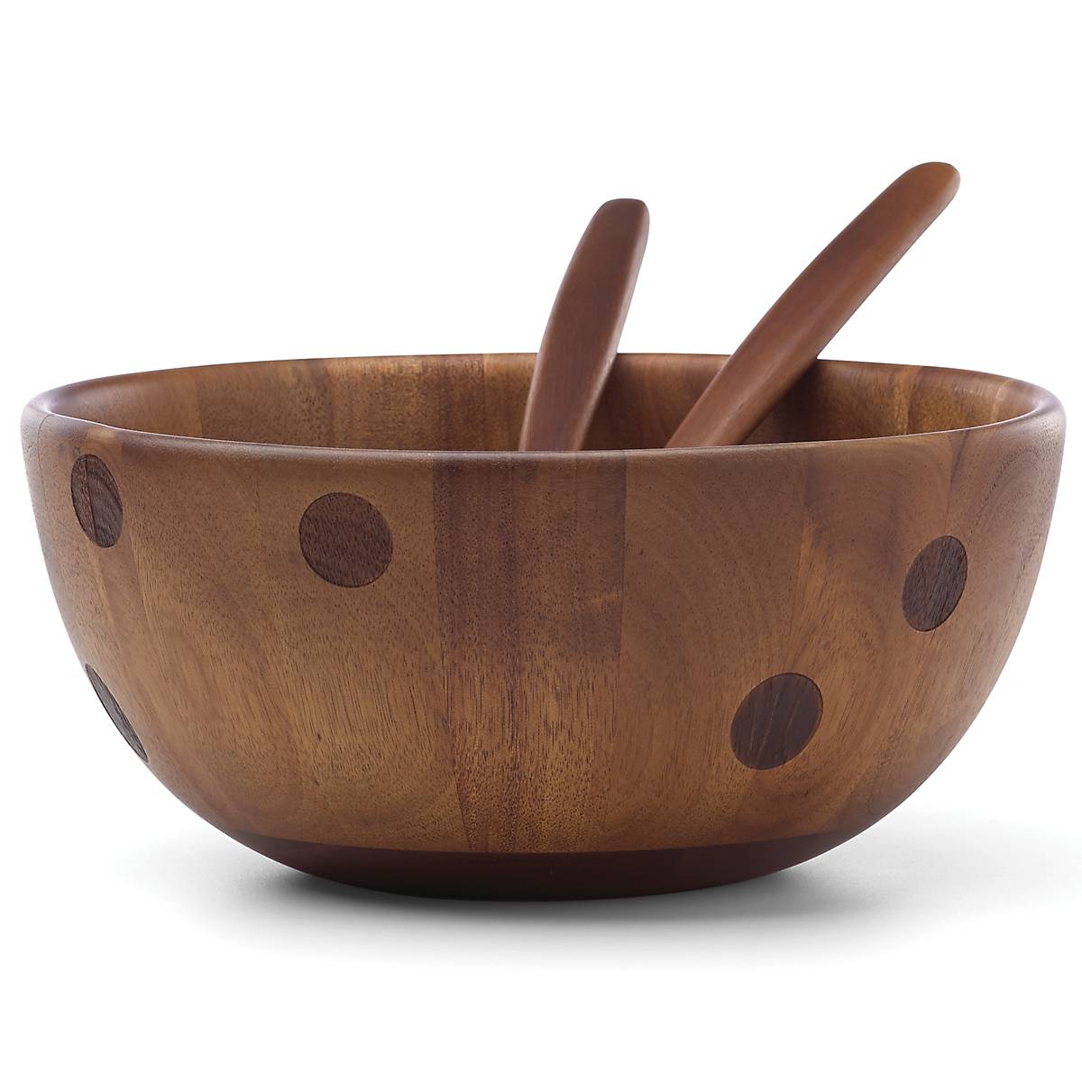 Deco Dot™ Salad Bowl with Servers – Lenox Corporation
