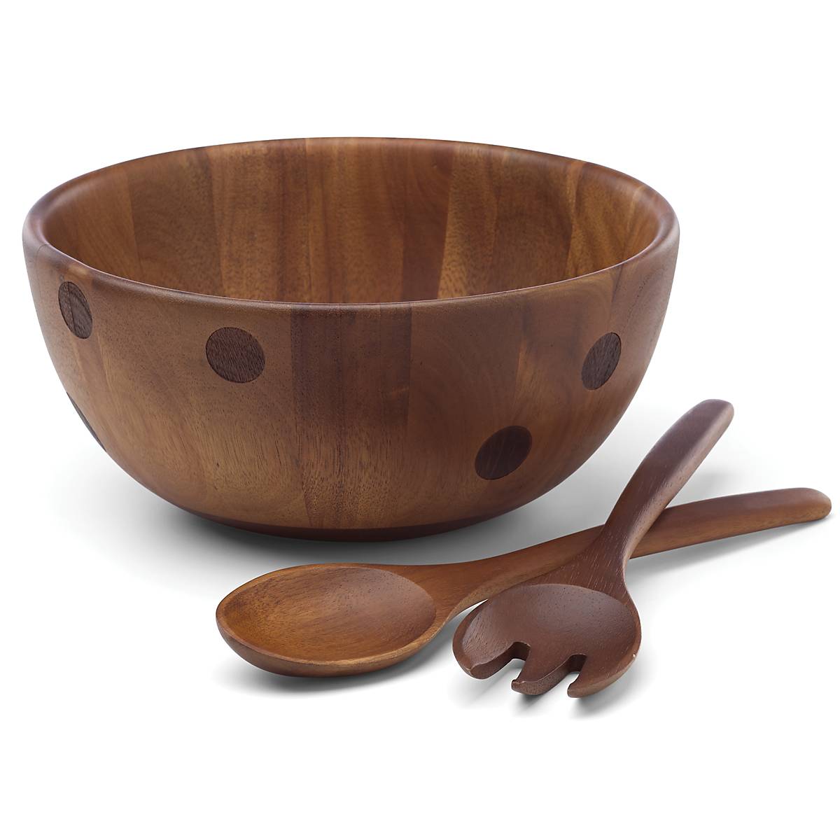 Deco Dot™ Salad Bowl with Servers – Lenox Corporation
