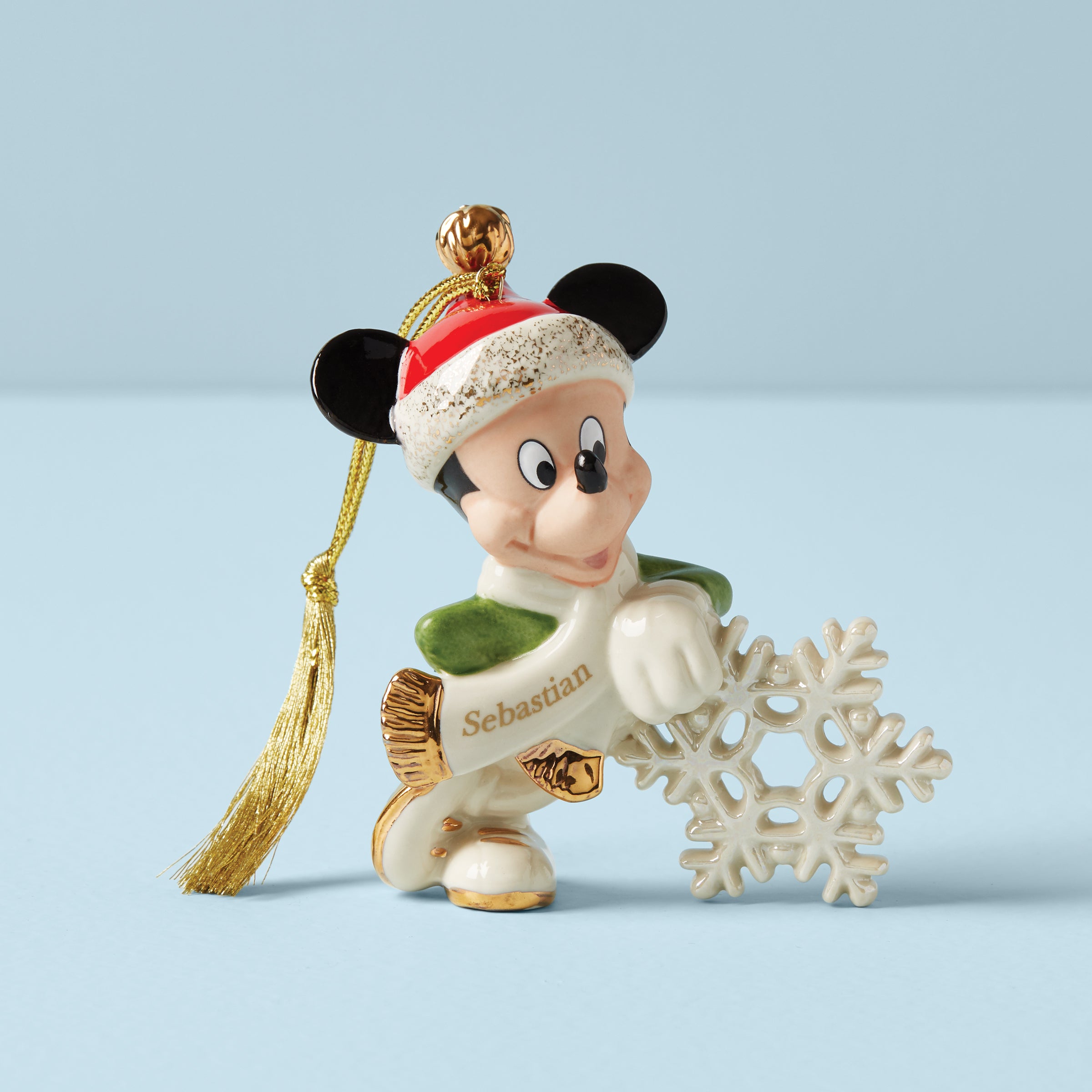 Personalized Mickey Mouse Snowflake Ornament – Lenox Corporation Personalized Mickey Mouse Snowflake Ornament – Lenox Corporation