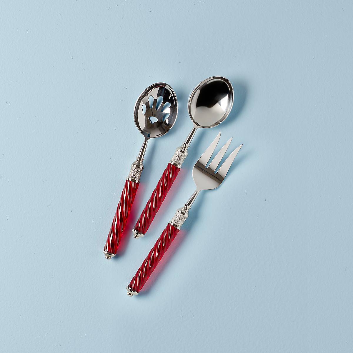 Holiday Jewel Spiral 3 Piece Serving Set – Lenox Corporation