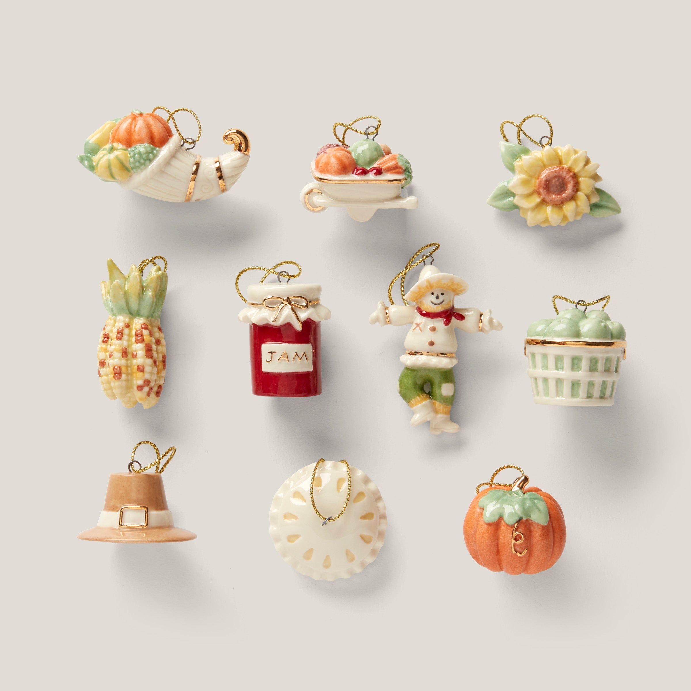 Autumn Favorites 10-Piece Mini Ornament Set – Lenox Corporation