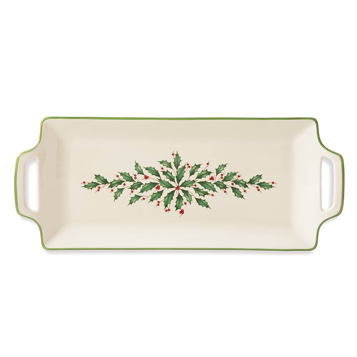 Lenox ホリデー ひいらぎ　皿　5枚 Holiday Hors d'Oeuvre Tray – Lenox Corporation