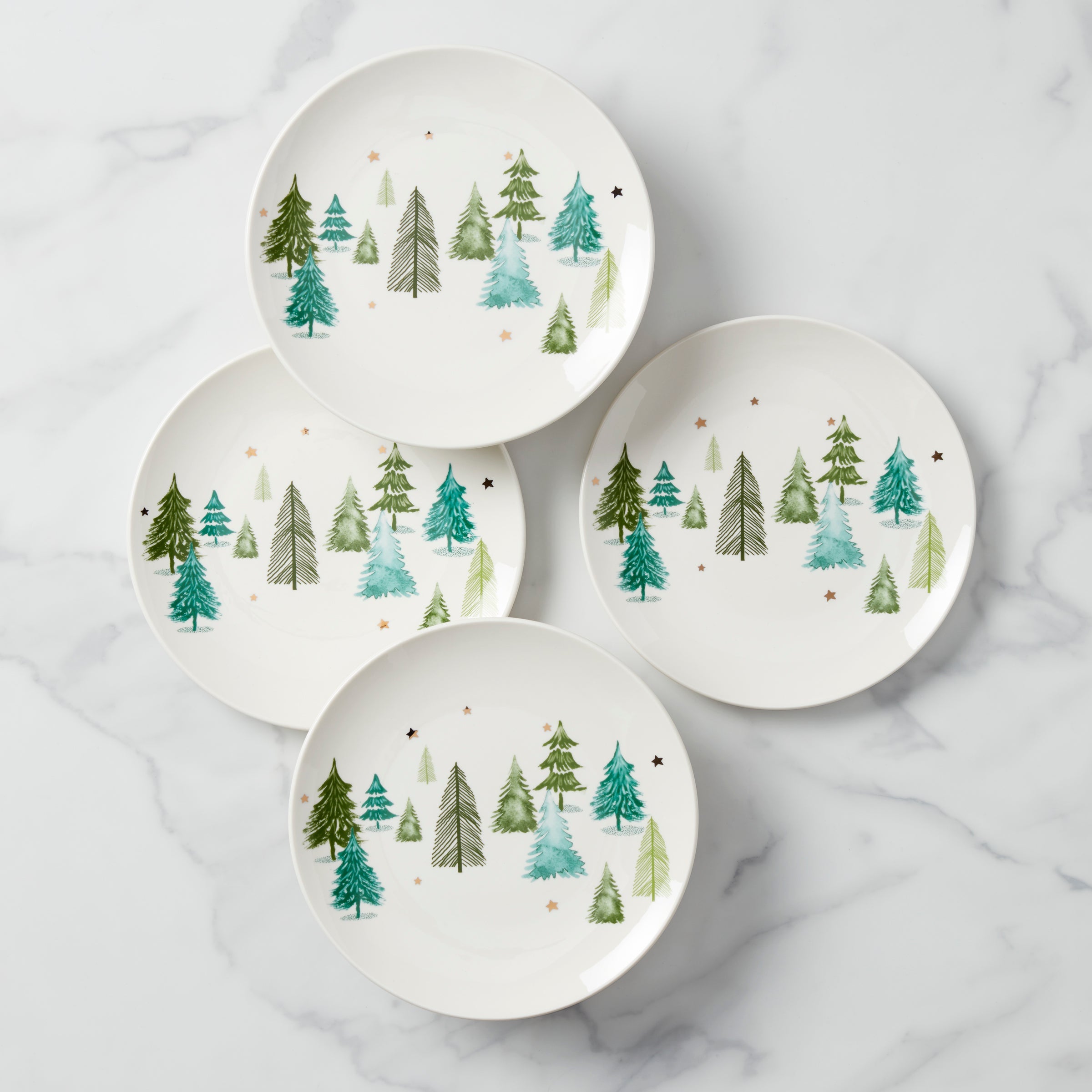 Balsam Lane Accent Plates, Set of 4 – Lenox Corporation