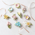 Celebrate Flowers 10-Piece Ornament Set