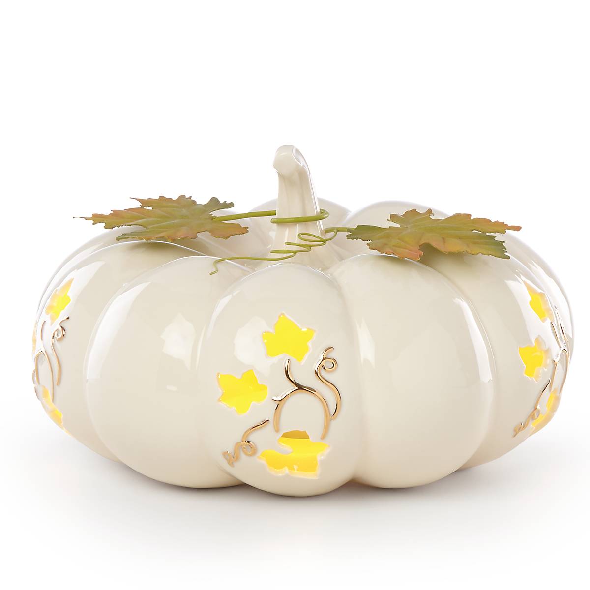 cambridge silversmiths Lighted Pumpkin Small Centerpiece