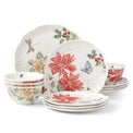 Butterfly Meadow Holiday 12-Piece Dinnerware Set