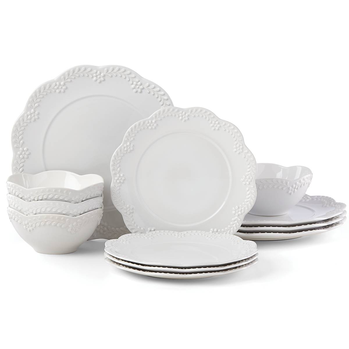Chelse Muse Fleur 12-piece Dinnerware Set