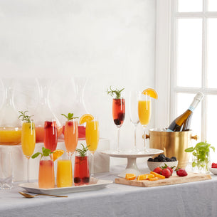 Tuscany Classics Champagne Flute Glasses, Set of 6